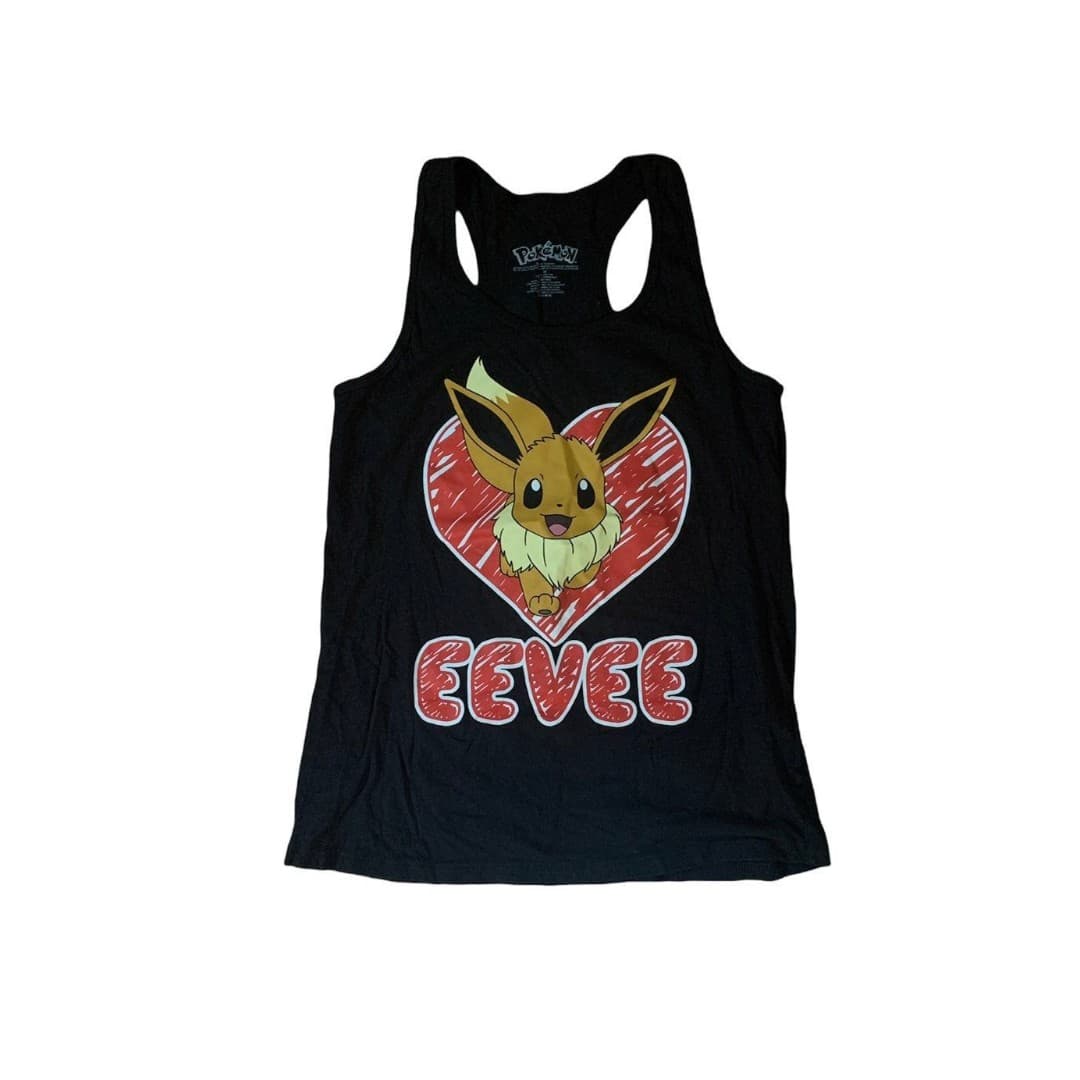 Womens size Medium Eevee Pokemon Graphic Tank top t-shirt