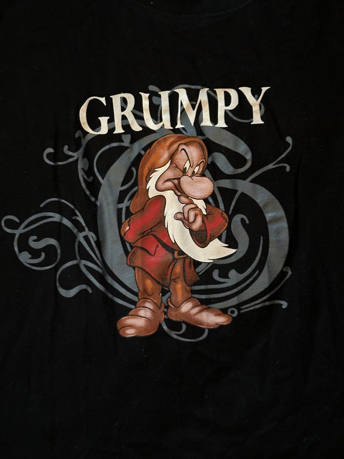 Womens Disney Grumpy 3/4 Sleeve Shirt