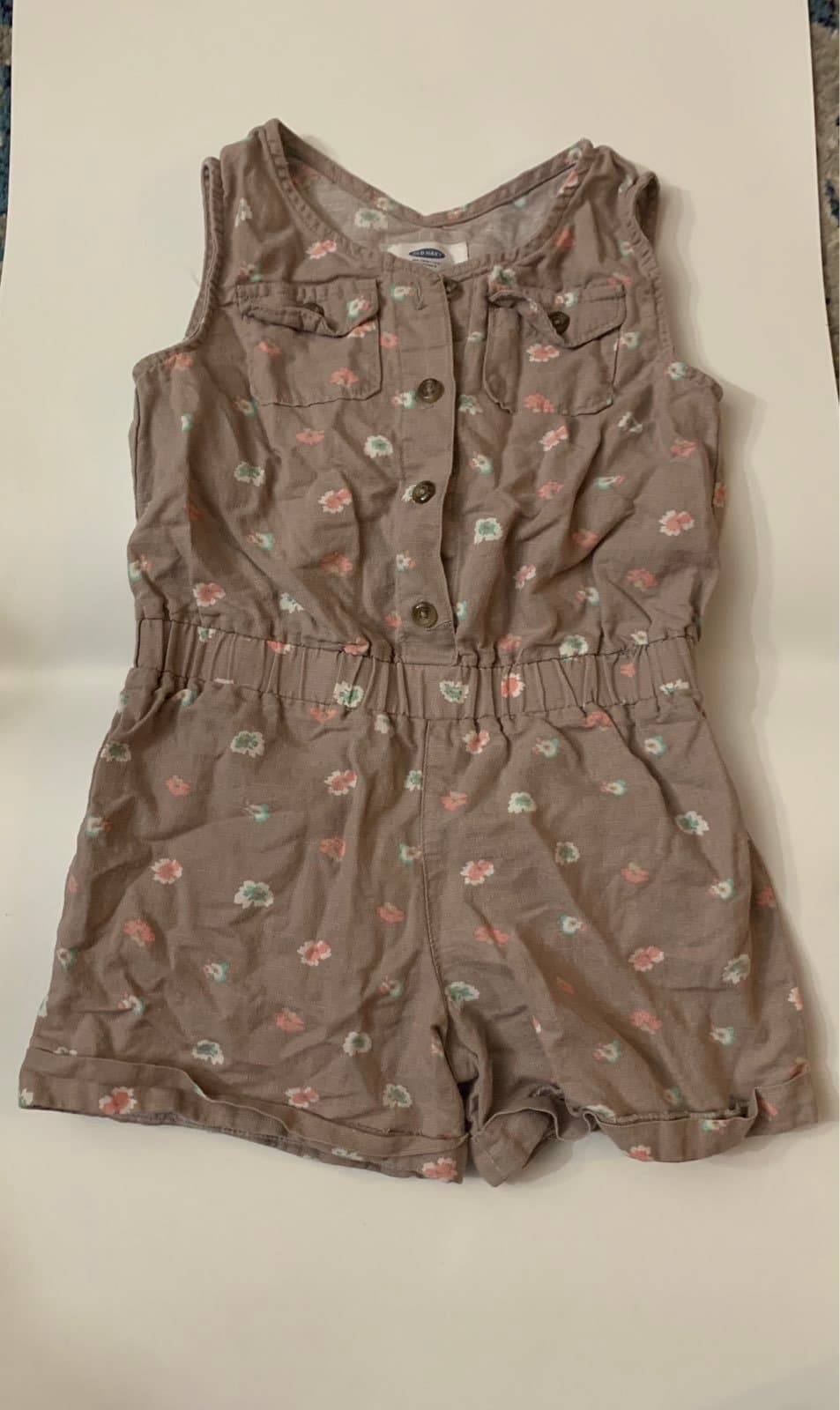 Old Navy 5T Romper Jumper Outfit