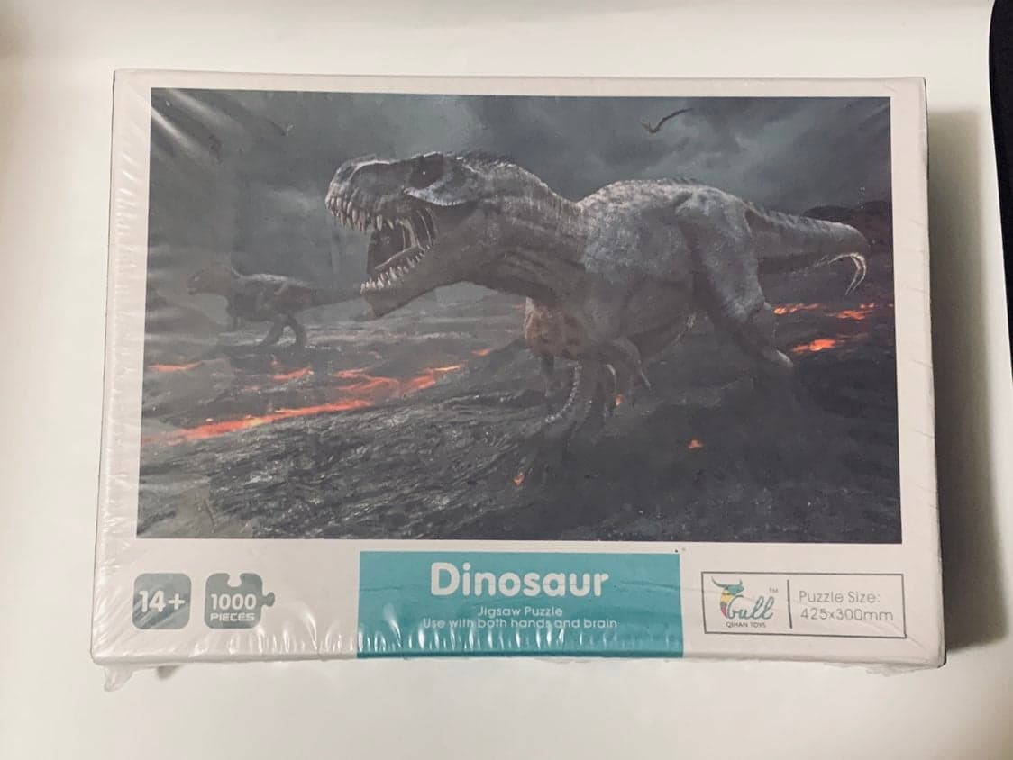 1000 piece dinosaur jigsaw puzzle