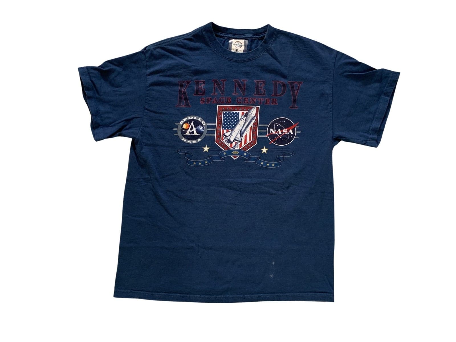 Vintage Kennedy Space Center Mens T-Shirt Large