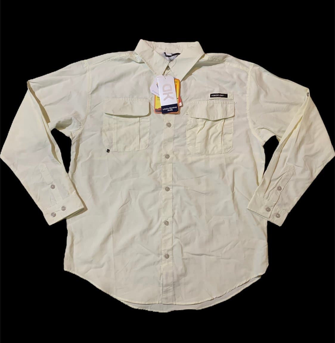 Womens Little Donkey Andy Power Dry Long Sleeve with Roll Sleeve Tab Shirt-Mediu
