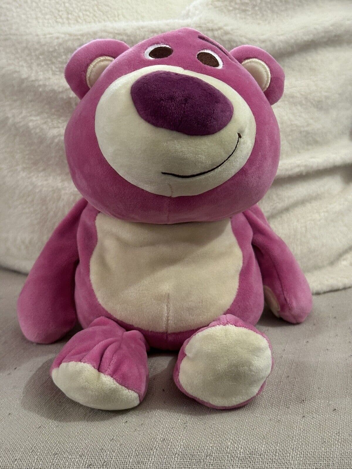 Disney Lotso Bear Weighted Plush - 15" - Toy Story 3 Japan Rare