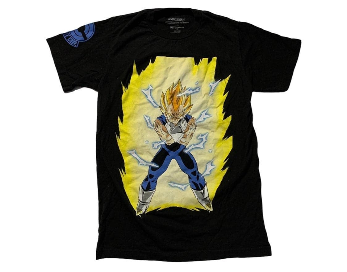 Majin Vegeta Dragon Ball Z Buu Saga Graphic Tshirt Capsule Corp Mens size small