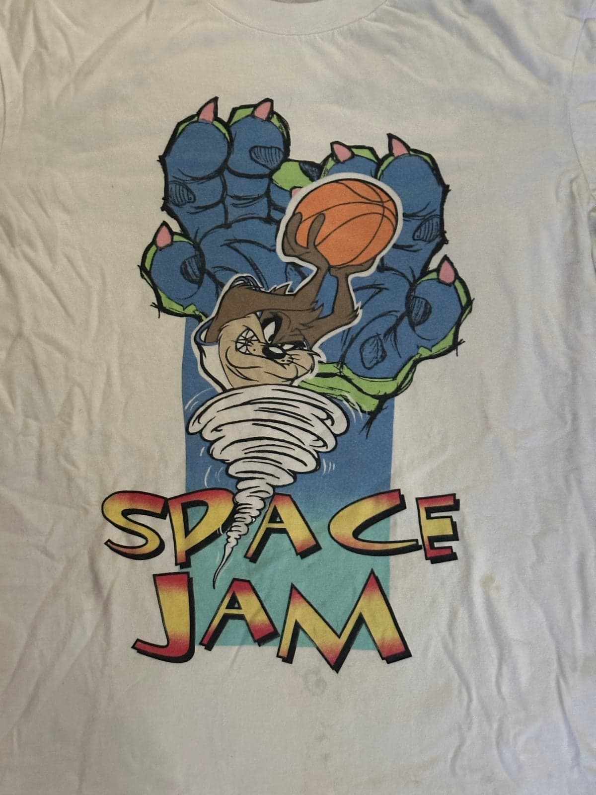 Vintage Taz Space Jam T-Shirt Mens Medium
