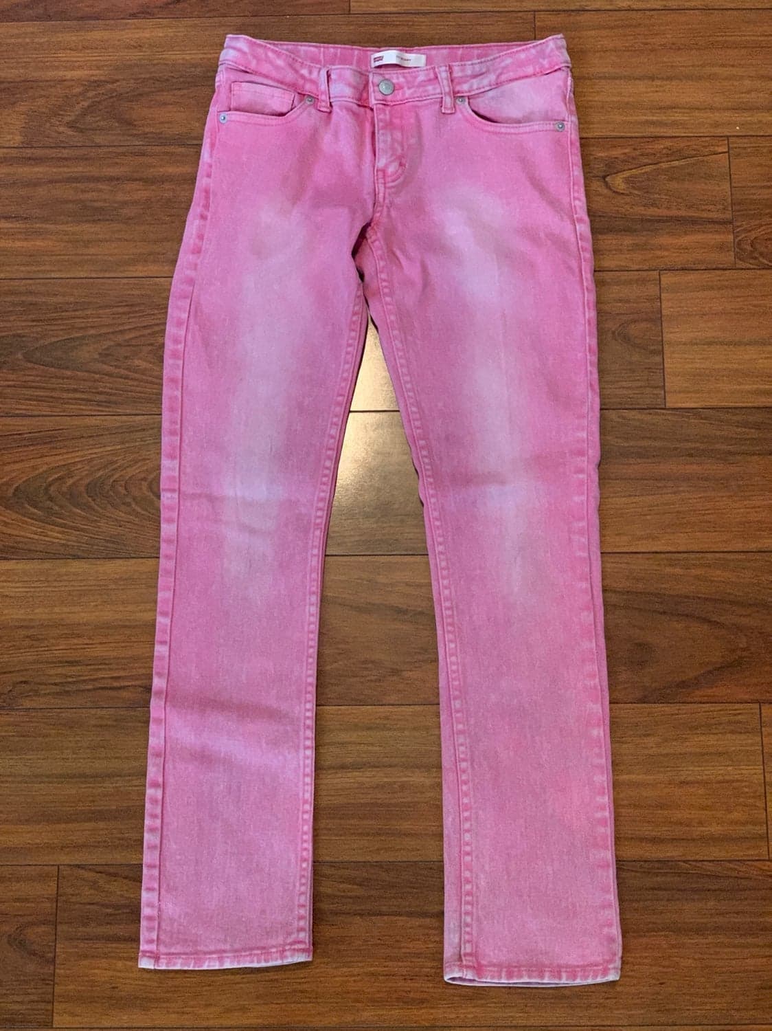 Girls size 14 Regular Pink Levi Skinny Jeans