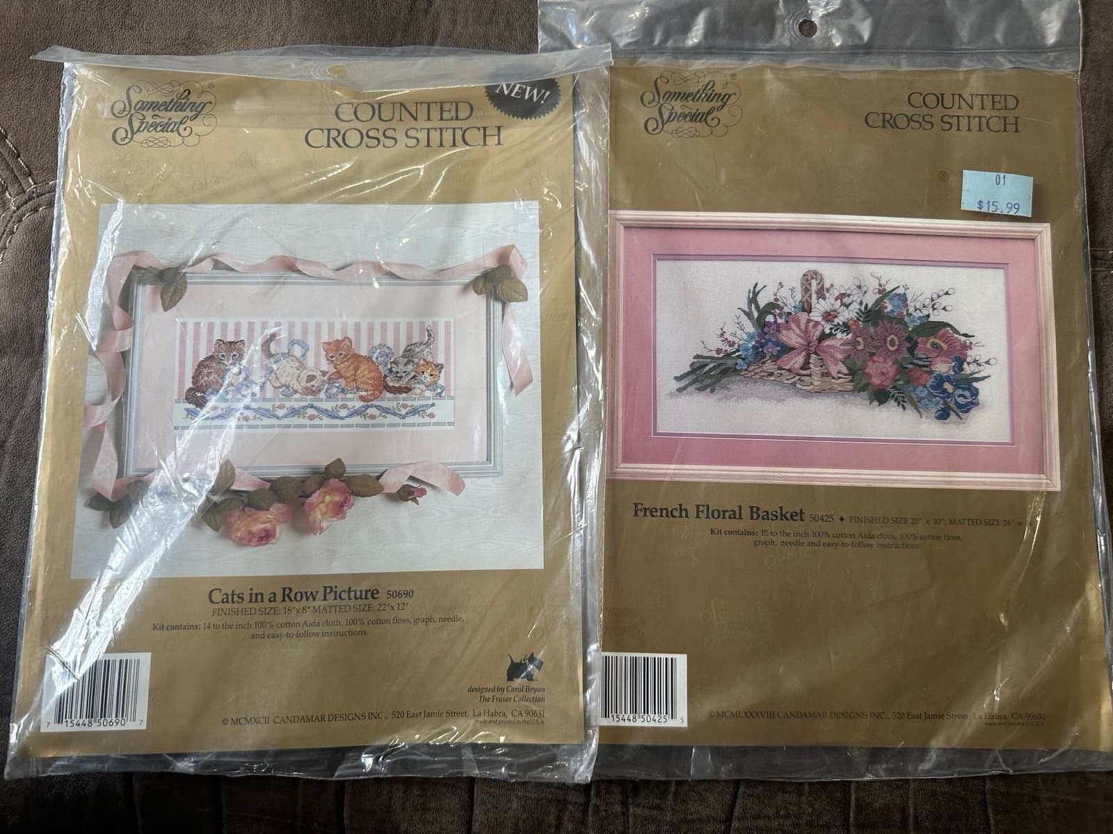 Vintage Something Special Counted Cross Stitch Kit lot 2