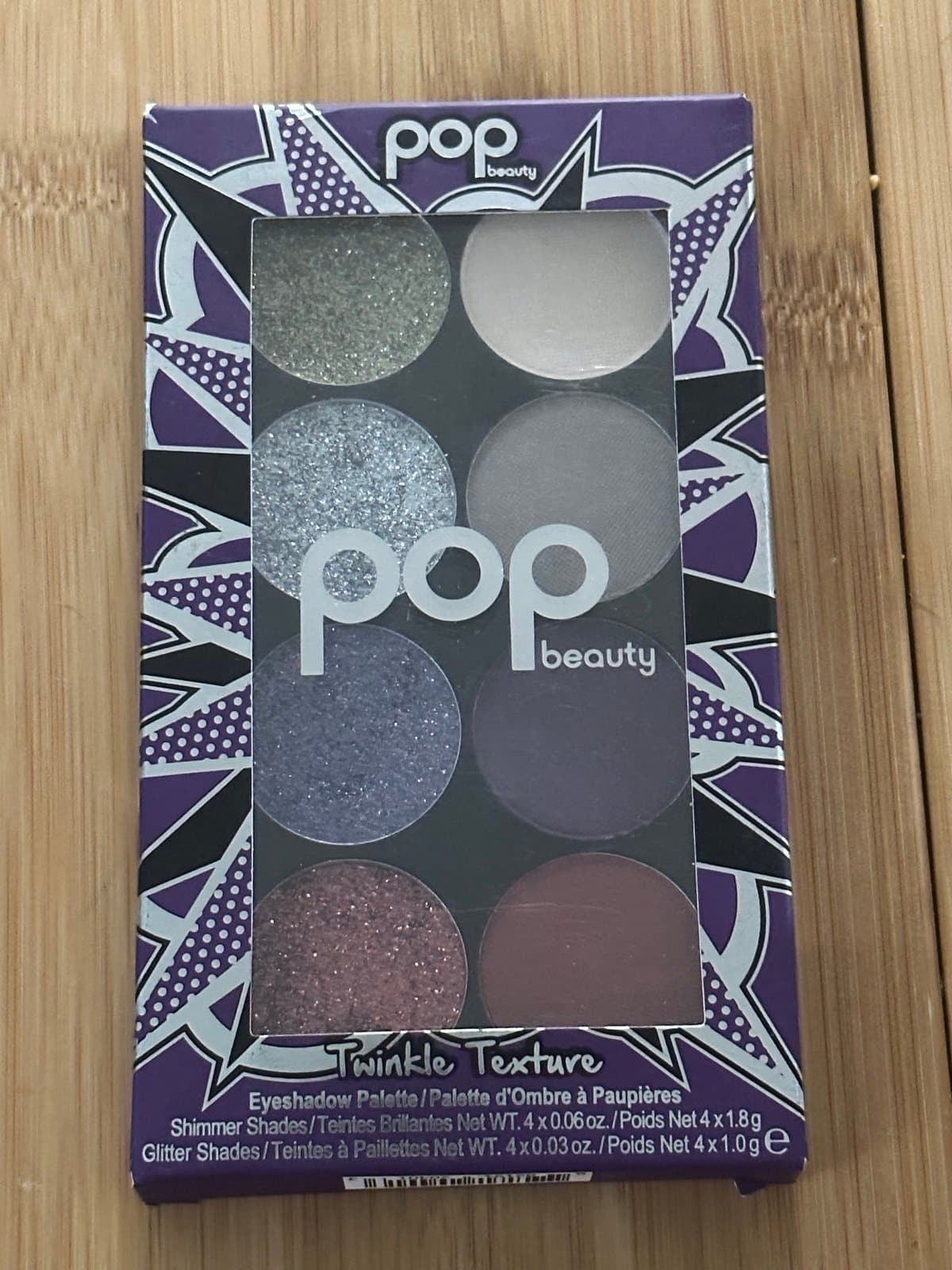 Pop beauty Twinkle Texture 8 Color Eyeshadow Pallet