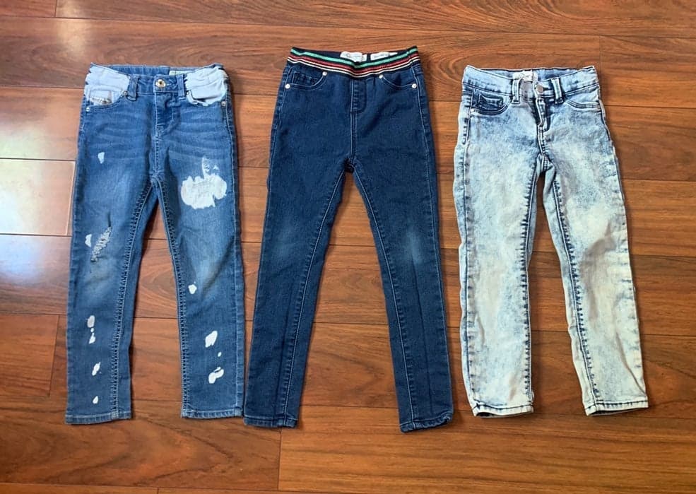 Lot 3 pair Girls size 6/6x Designer Jeans
