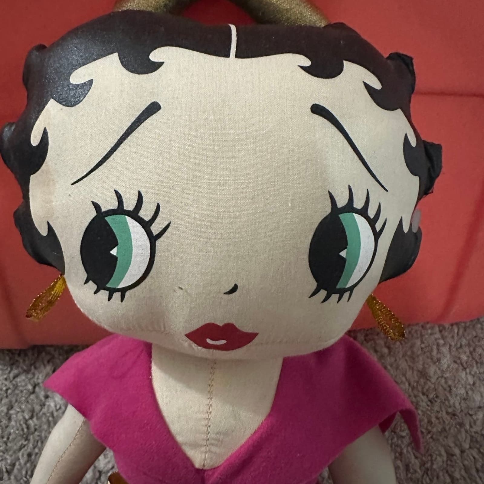 Betty Boop Devil Costume Plush Halloween Collection KellyToy 16.5in vintage 1999