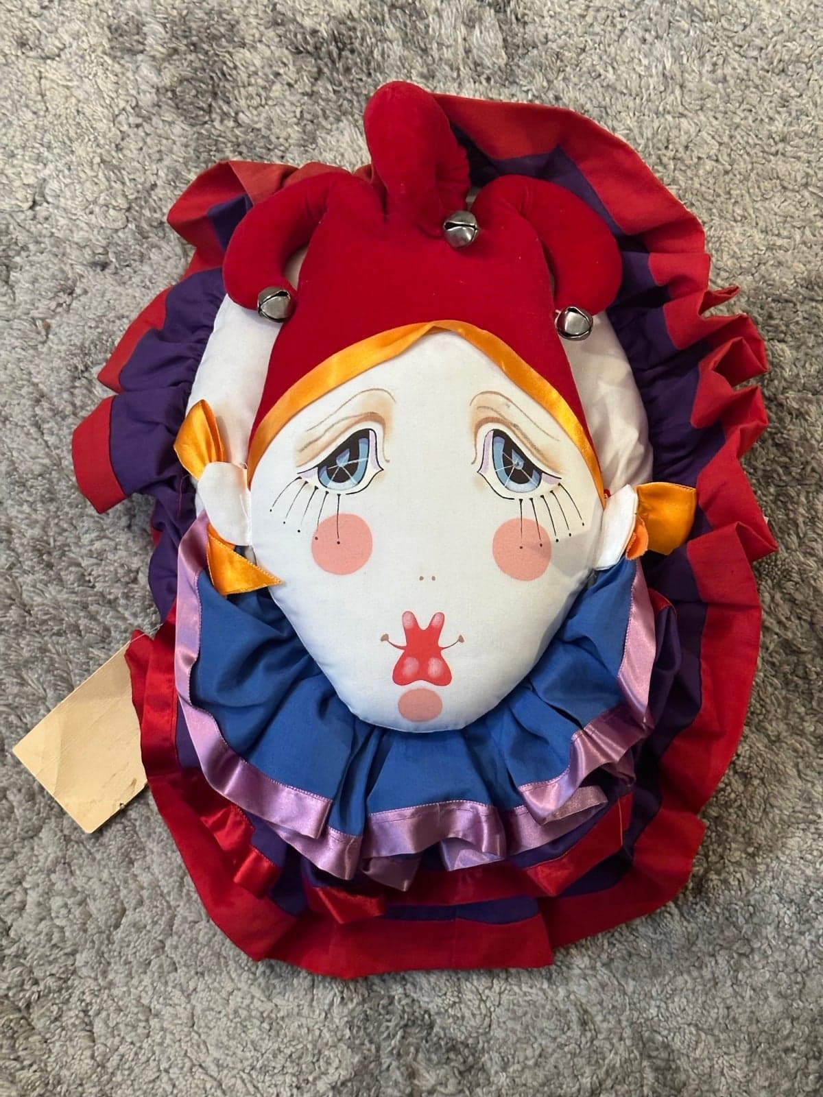 RARE Tilly Collectibles Jester Soft Sculpture 1980 House That Tilly Built Art