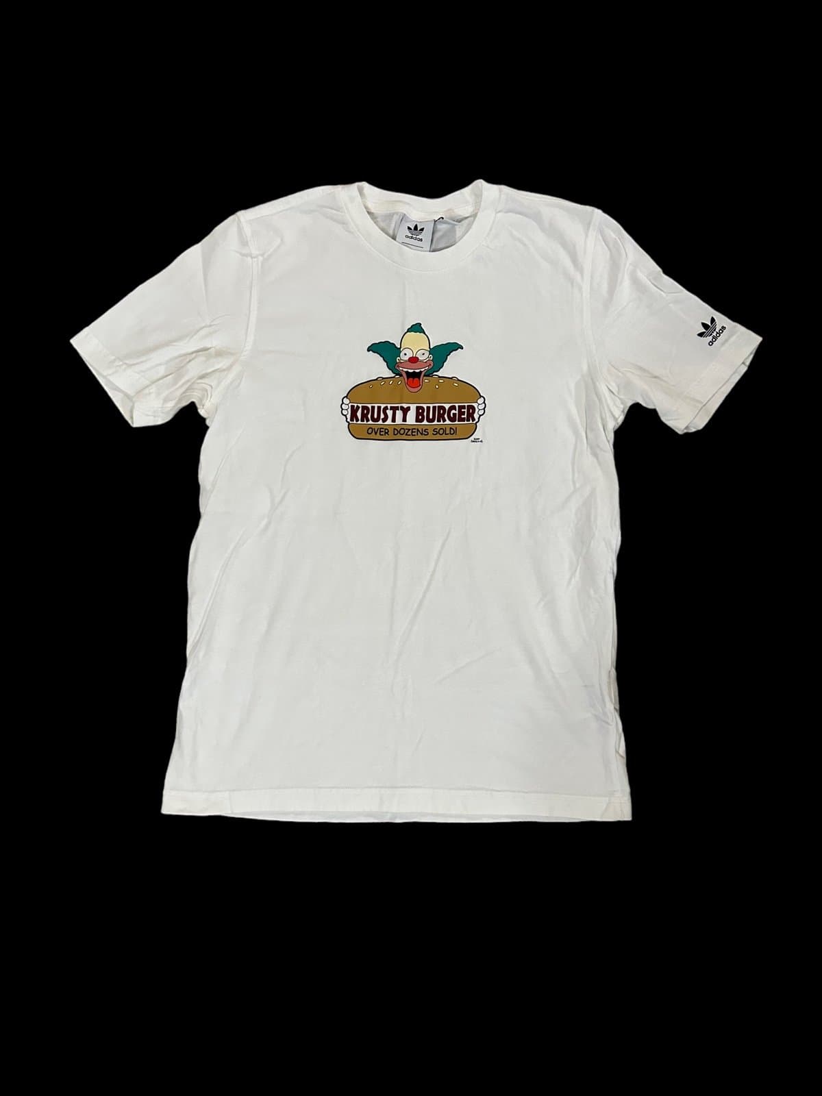 Adidas Krusty Burger The Simpsons Collab Tshirt Adult small