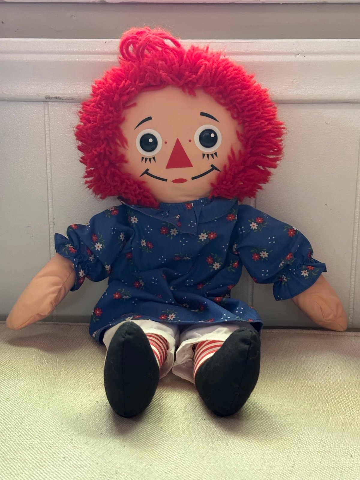 Vintage 1987 Raggedy Ann Doll By Playskool 18 Inches
