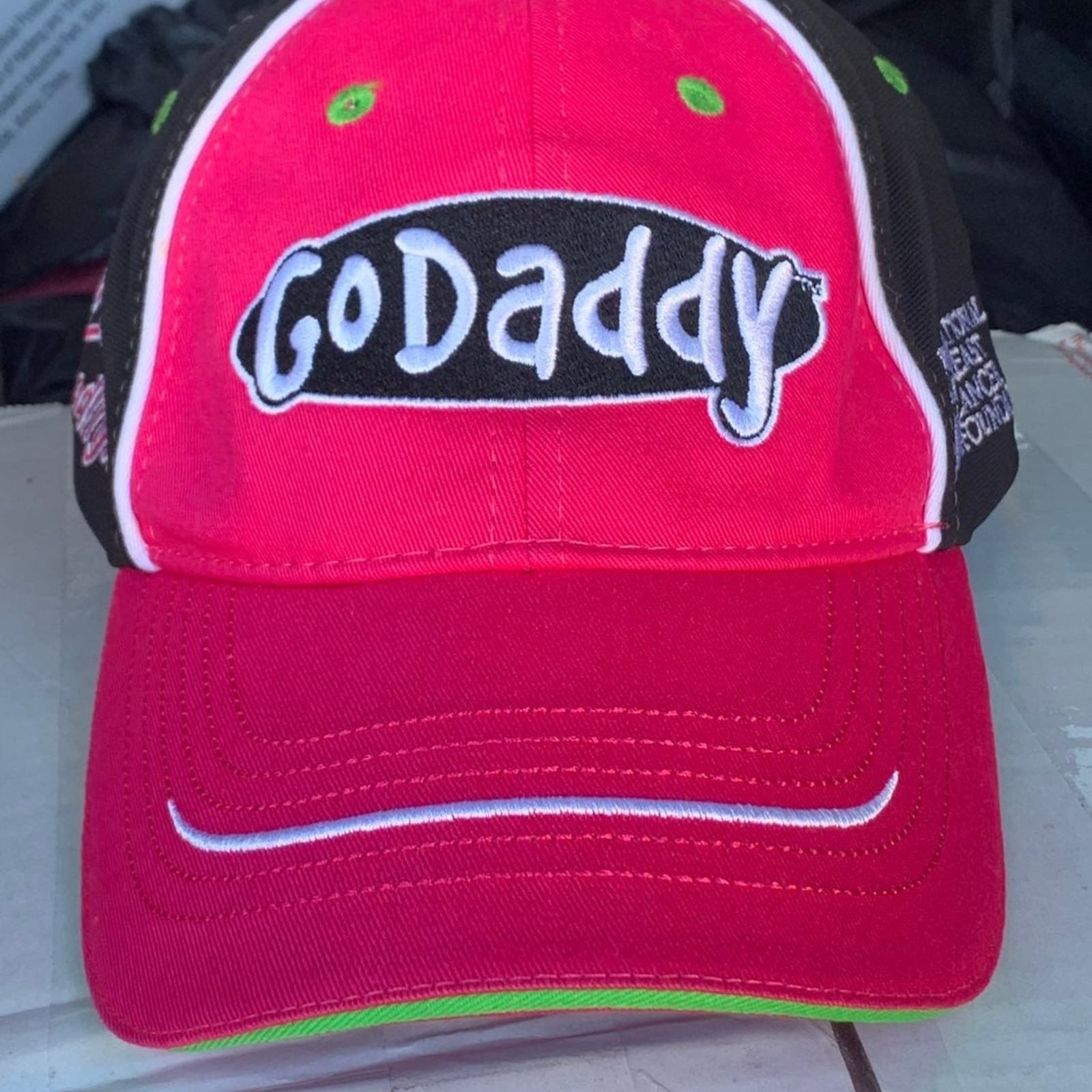 NASCAR Chase Authentics Danica Patrick Breast Cancer Hat