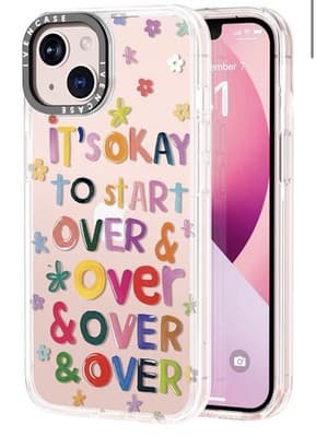 📱 IVENCASЕ Floral Phone Case – iPhone 13 / iPhone 14 ✨