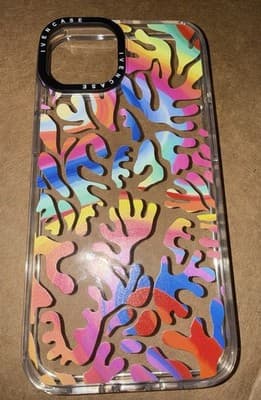 📱 IVENCASЕ iPhone 13 / iPhone 14 Case – Fade Floral Pattern