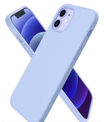 π iPhone 12 Mini Light Blue Silicone Case