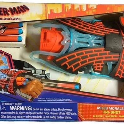 Hasbro Nerf Spider-Man Across the Spider-Verse Miles Morales Tri-Shot Blaster