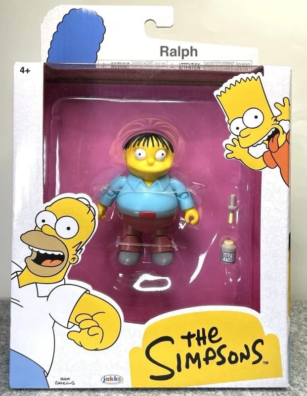 The Simpsons Jakks Pacific Ralph Wiggum Action Figure New In Box