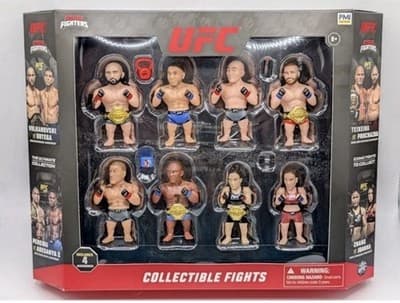 UFC Collectible Fights Octagon Fighters PMI Collectible Fights 8 Figurines Set