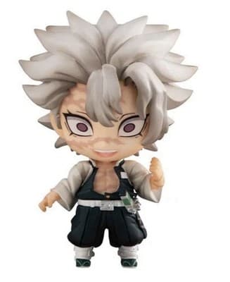 Demon Slayer Sanemi Shinazugawa Chibi Figure Anime Manga Collectible Toy