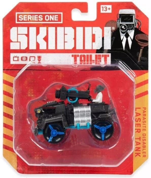 Skibidi Toilet Series One Parasite Disabler Laser Tank 1:64 Diecast Collectable
