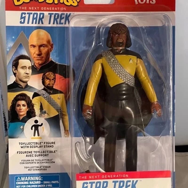 Bendyfigs Star Trek The Next Generation Worf 7-Inch Bendable Figure