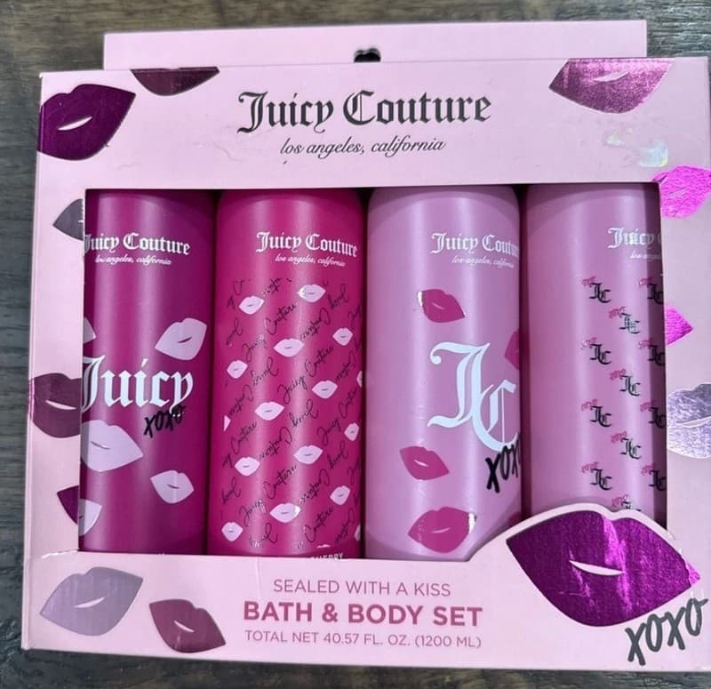Juicy Couture Sealed With A Kiss Bath & Body Set
