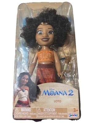 Disney MOANA 2 6" Moana Petite Doll Toy New With Box Loto Rare Find