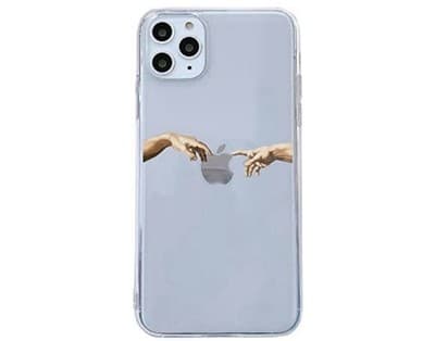 iPhone 14 Pro Case β Creation of Adam Two Hands Design