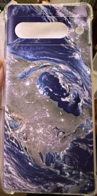 Google Pixel 7 Pro Case β Blue Marble Swirl / Earth Pattern