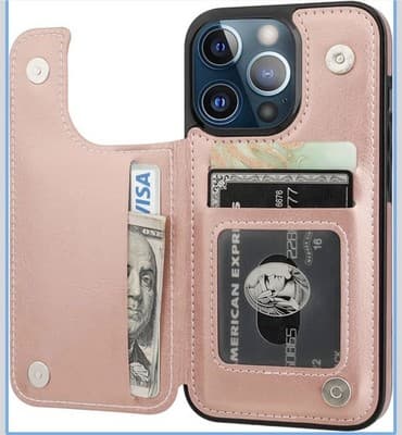 iPhone 14 Pro Wallet Case – Rose Gold