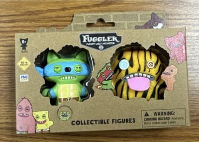NEW Fuggler x TMNT Leonardo Collectible Figure 2-Pack – Funny Ugly Monster – NIB