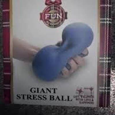 Fun by Isgift Giant Stress Ball Blue Sensory Toy