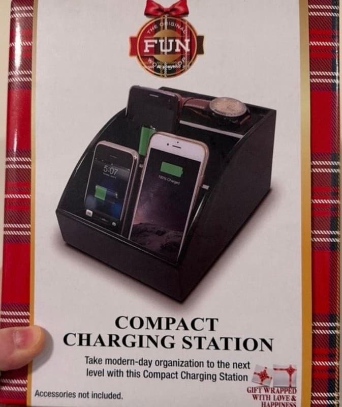 The Original Fun Workshop Compact Charging Station Organizer