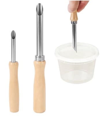 🥤 Straw Puncher Set for Plastic Lids – 2 Pack (NEW)