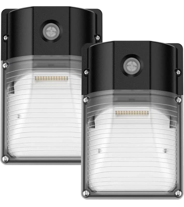 30W LED Wall Pack Light with Dusk to Dawn Sensor, 3600LM, 5000K Daylight, IP65 W