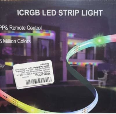 ATHONO ICRGB Led Strip Light For Bedroom 100 ft(2 Rolls of 50ft) Color Changing