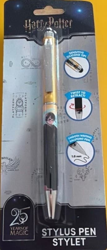Harry Potter 25 Years of Magic Stylus Pen & 1.0mm Ballpoint Pen