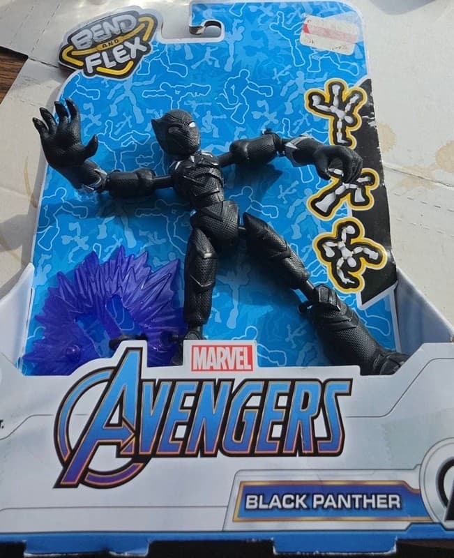 Hasbro Marvel Avengers Bend and Flex Black Panther Action Figure