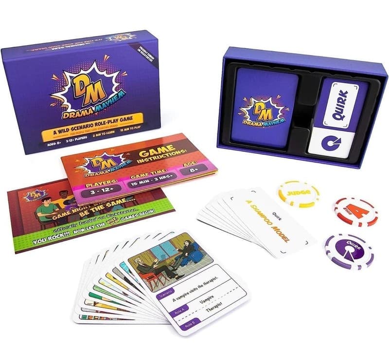 Drama Mayhem A Wild Scenario Role-Play Game for Family & Groups