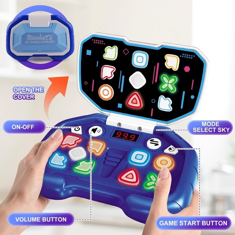 Vatos Handheld Dance Game Electronic Memory Toy No. 3695