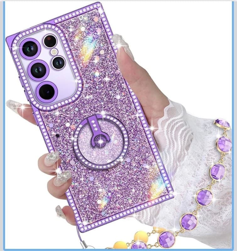 Samsung Galaxy S25 Ultra Glitter Case, Luxury Bling Rhinestone Sparkly