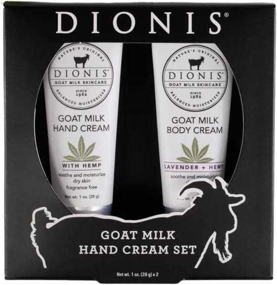 Dionis Goat Milk Hand and Body Cream Travel Set