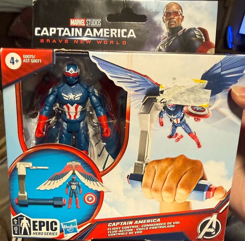 Marvel Epic Hero Series Captain America: Brave New World Flight Control Figure