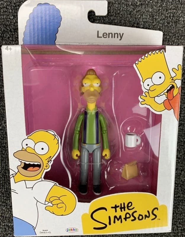The Simpsons Jakks Pacific Lenny Action Figure New In Box