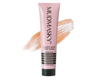 Mudmasky Velvety Glow Body Scrub Daily Exfoliator New Full Size 6 oz. Smoothing