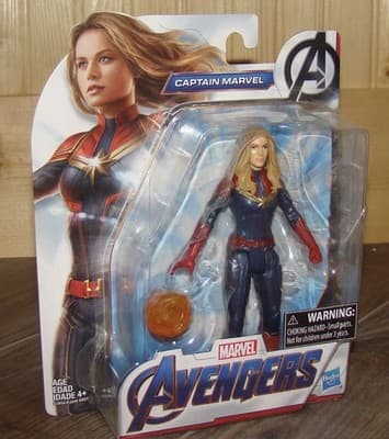 Marvel AVENGERS Endgame CAPTAIN MARVEL Figure, Hasbro 2018