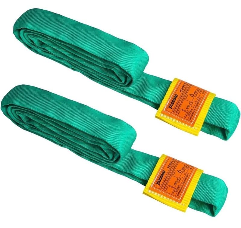 Taesimo 10ft Polyester Round Lifting Sling Set, 2-Pack