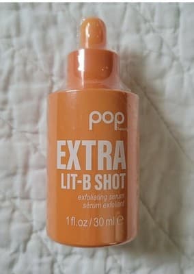 Pop Extra Lit-B Shot Exfoliating Serum 1 fl oz New Without Box Sealed